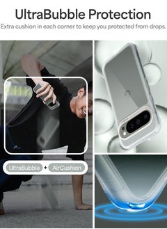 CYRILL Ultra Sheer Google Pixel 9 Case / Pixel 9 PRO Case Cover [Shock-Absorbent] - Clear  - Image 5