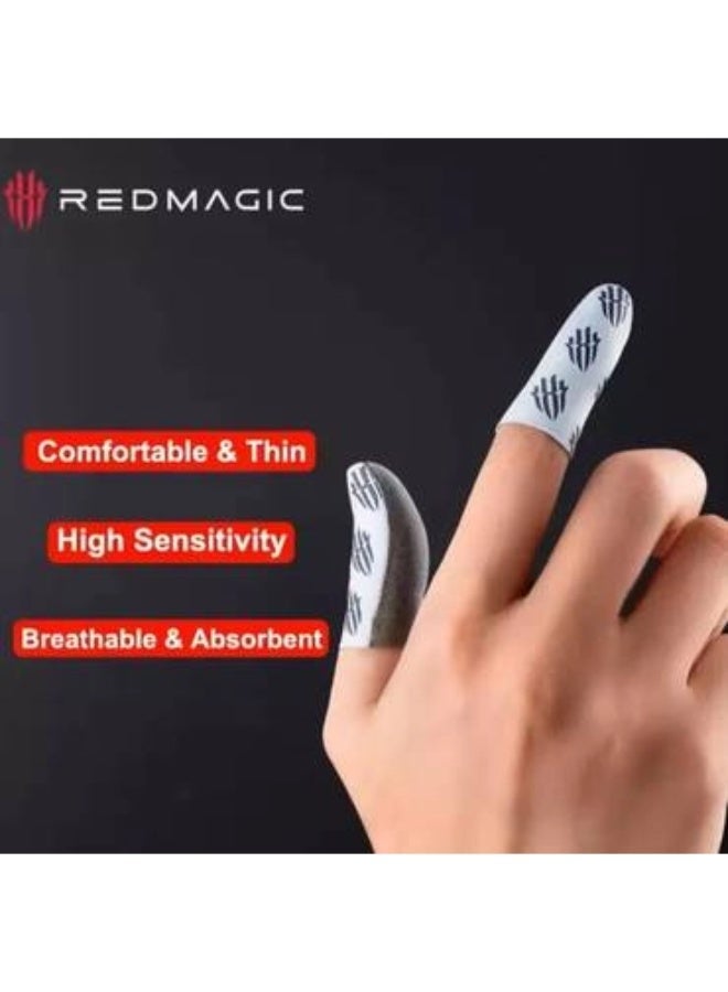 REDMAGIC Esports Gaming Gloves Fingertip Silvercloth - Pro Finger Sleeves for Mobile Gaming - Image 1