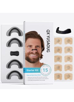 Breathing Nasal Strip Starter Kit 15 Count - Boost Oxygen Intake, Reduce Snoring, Improve Sleep Quality - No Medicine or Chemicals, Sweat Resistant, Skin Safe Nasal Strips, White Arc - pzsku/Z5C636DDBD2DE1D3683B4Z/45/_/1739345280/d277d217-b170-47c0-a84a-79ca55508b08