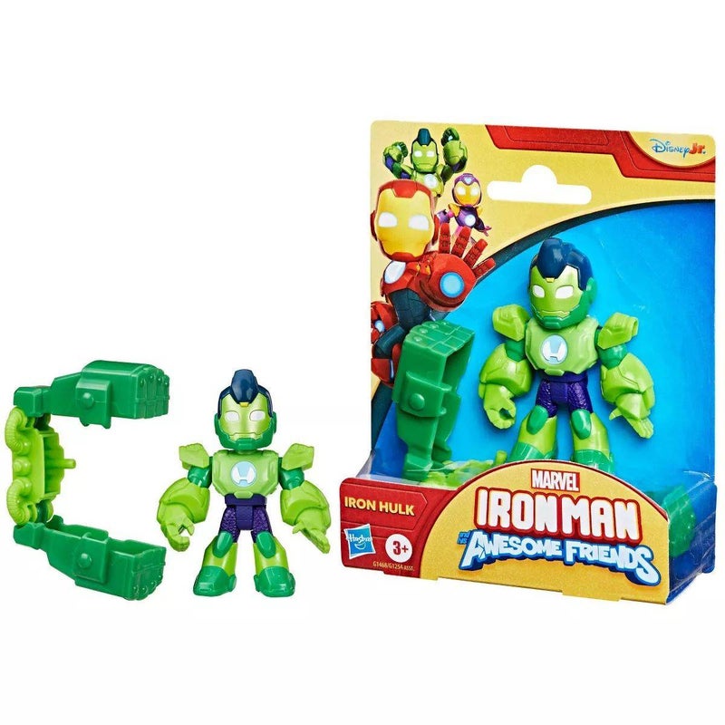 Marvel Iron Man and his Awesome Friends Iron Hulk Action Figure Playset (7.6 cm) - Image 2