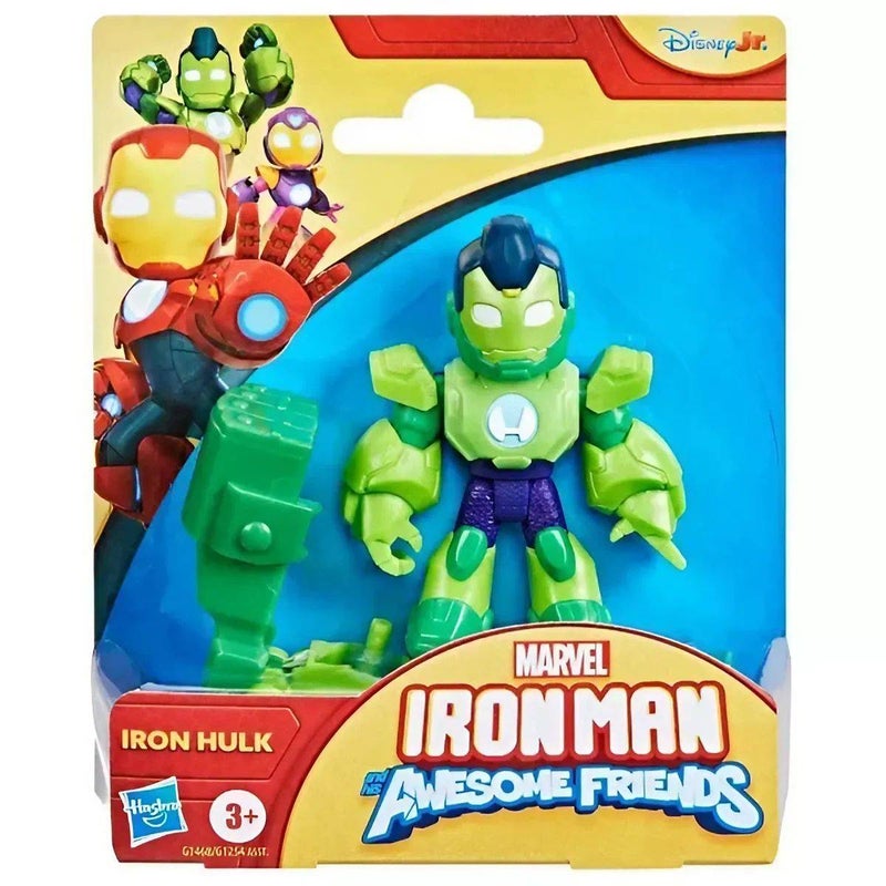 Marvel Iron Man and his Awesome Friends Iron Hulk Action Figure Playset (7.6 cm) - Image 1