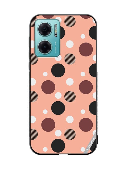 Protective Case Cover For Xiaomi Redmi Note 11E A Seamless Dotted Pattern Design Multicolour