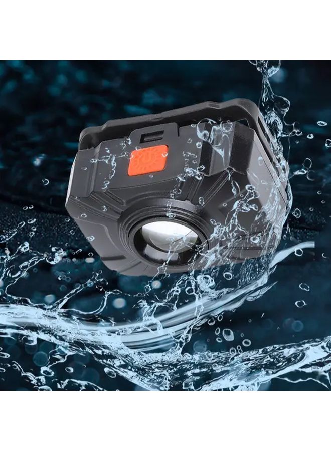 Hands Free Outdoor LED Flashlight Ultra Lightweight Night Light With 4 Modes Turbo High Medium Low Compact For Hiking Camping Night Running Cycling Emergency Headlamp Compatible With One Button Survival Gadgets Edc Camping Gear - Image 5