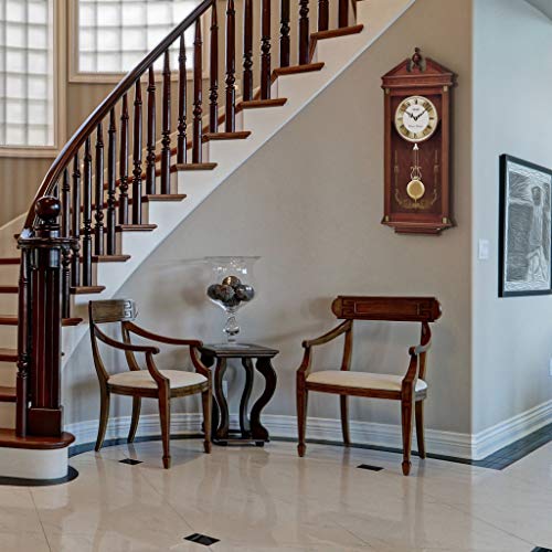 Seiko Regal Oak Wall Clock with Pendulum - Image 3
