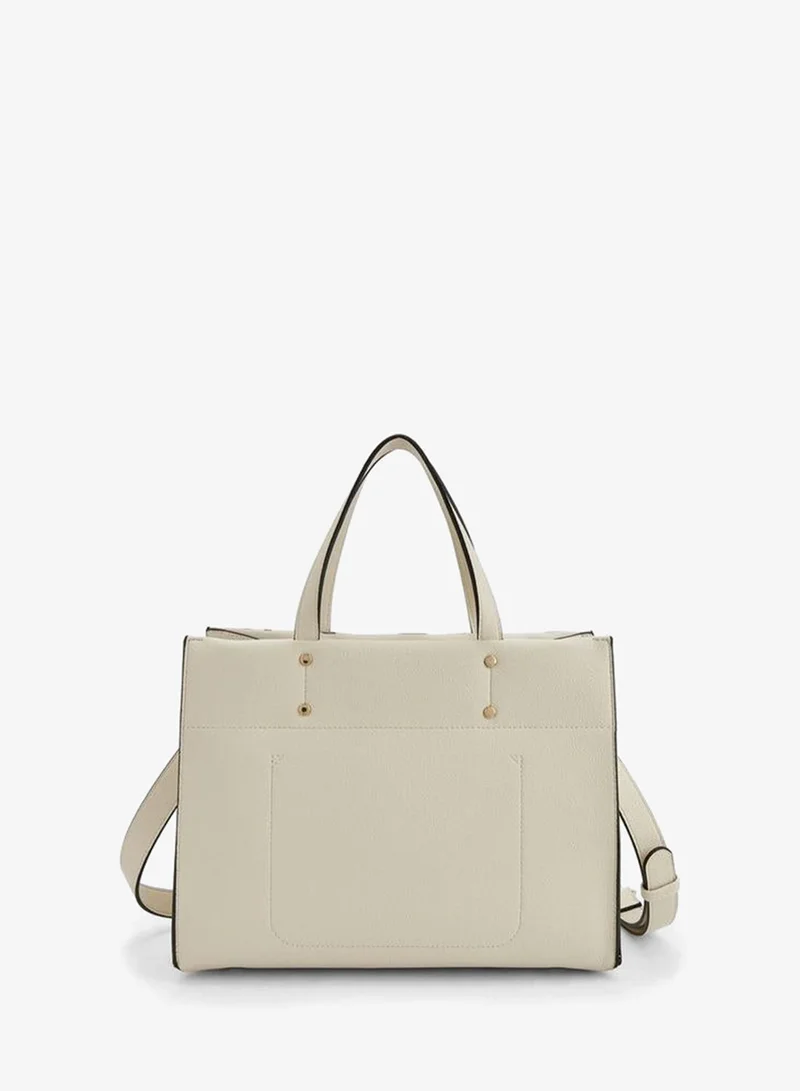 Celeste BROWN Printed Tote Bag With Double Handles for Women | Best Price UAE