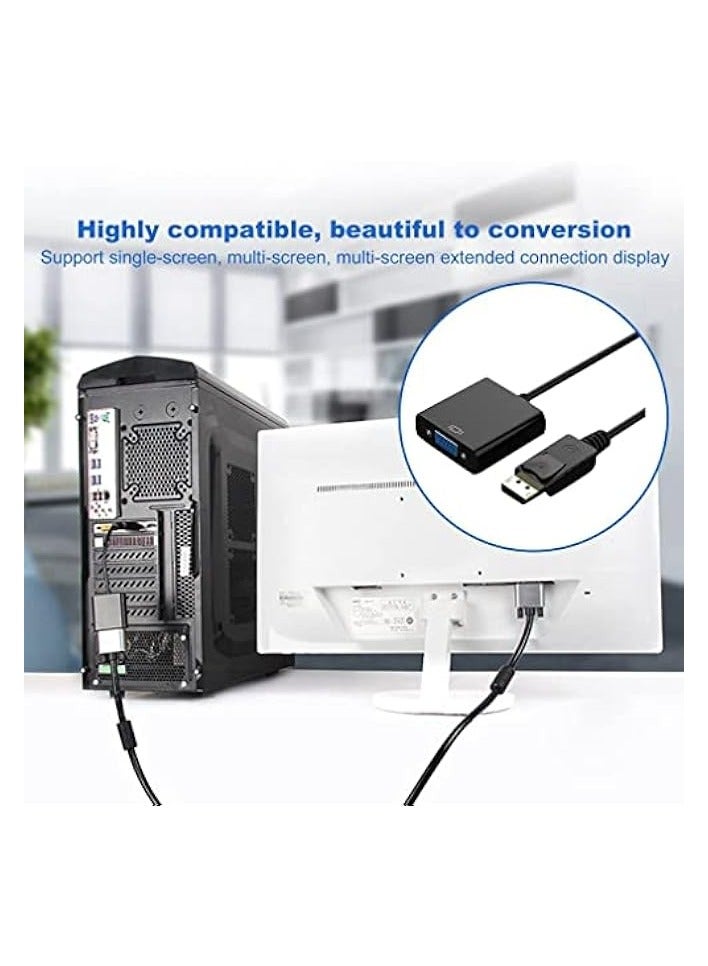 erorex Dp To VGA Male to Female Adapter, for DP Device Computer and Older Generation PC - Image 4