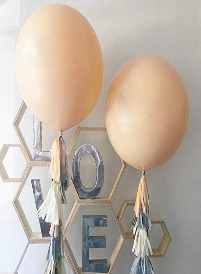 Neo LOONS 36 Inch Giant Latex Balloons, Standard Blush Round Balloons for Birthdays Weddings Receptions Festival Party Decoration, Pack of 5 Pcs - Image 5