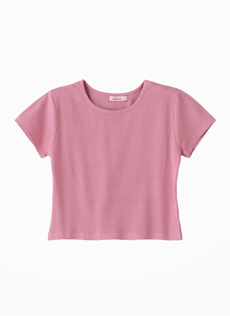 Jelliene Sunshine Squad: Girls' Comfy Cotton Tees Playful Prints & Summer Fun  - Image 1