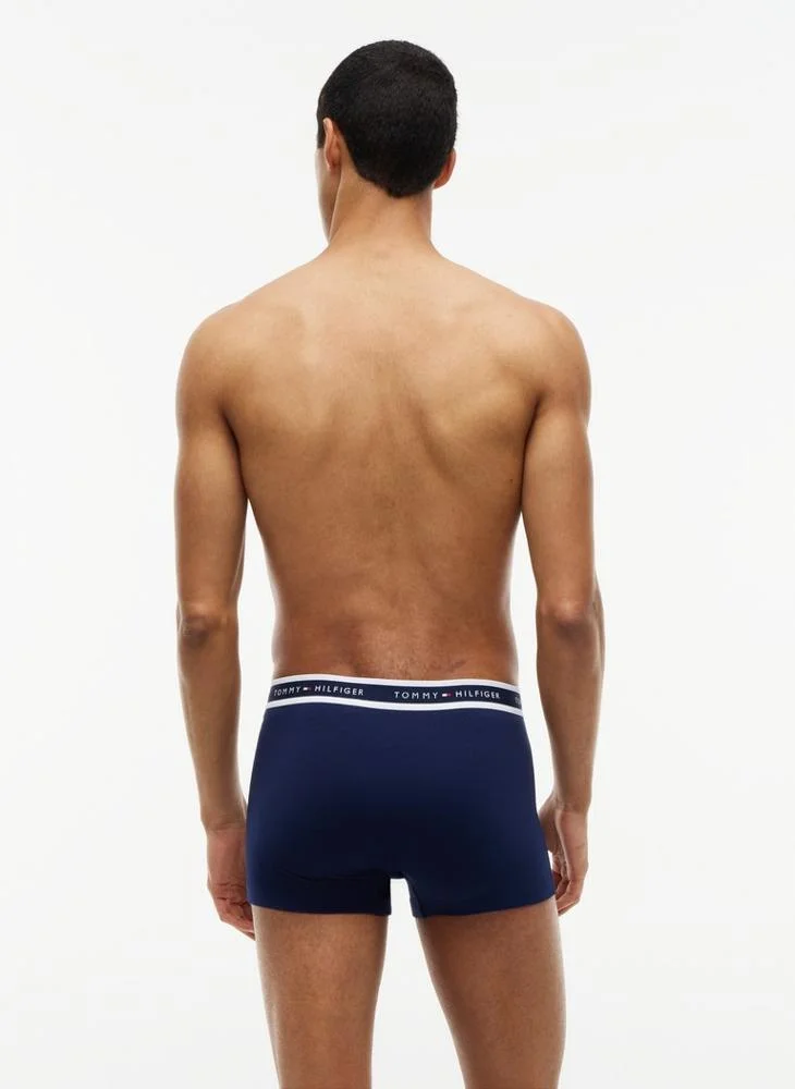 Tommy Hilfiger  3-Pack Signature Logo Waistband Trunks for Men | Best Price UAE