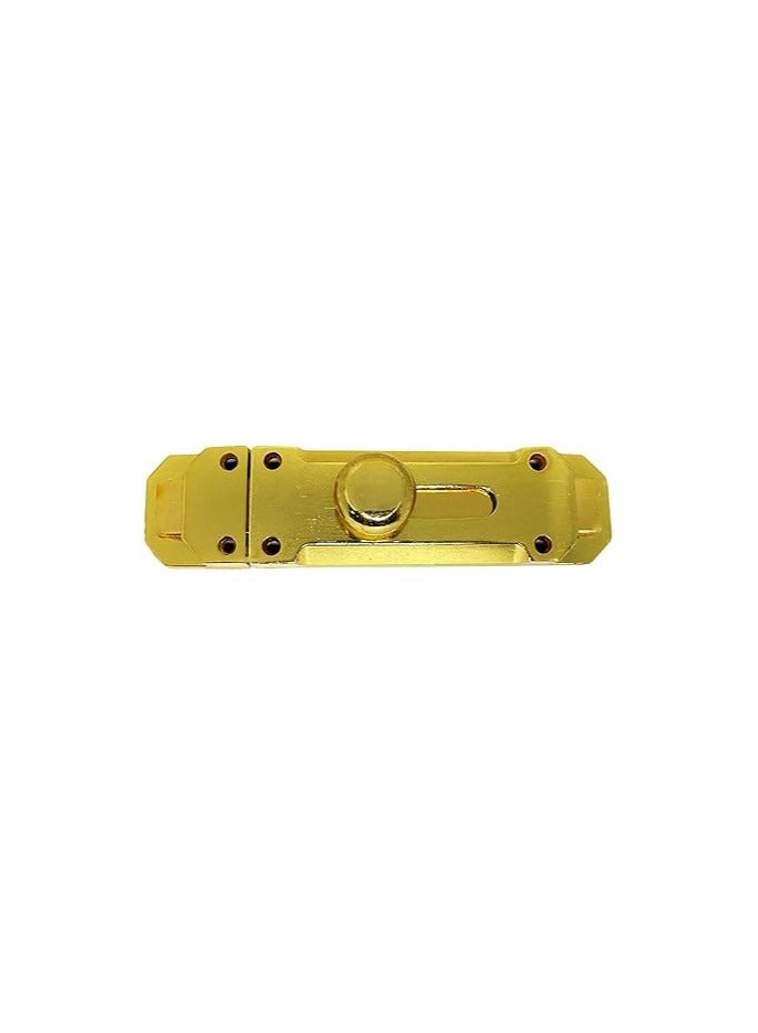 (Apartment door accessories) Apartment door handle, gold color, Queen color + gold color magic eye + gold color classic safety bolt  - Image 3