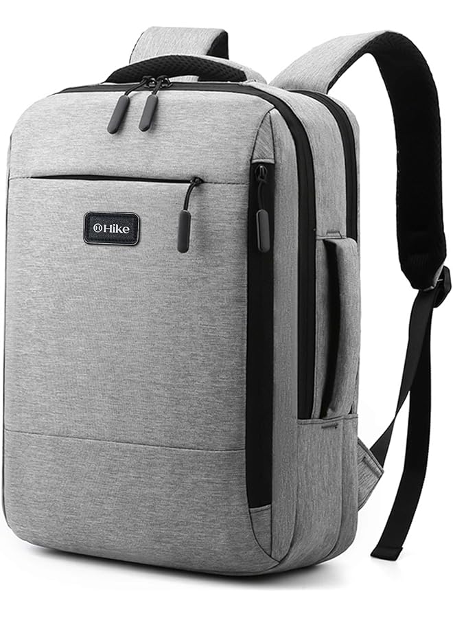 HIKE Unisex Slim Laptop Backpack 16 inch Water Resistant Shoulder Daypack with Built in USB Port for Travel/Business/College/School HK911 - Image 1