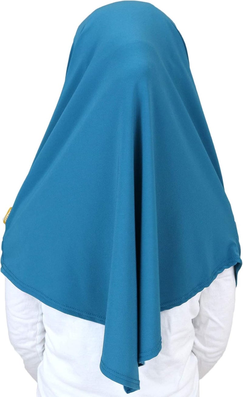 Modefa Islamic Girl Child Practical Amira Hijab Two Piece Muslim Scarf & Bonnet - Instant Easy Hijab - Image 3