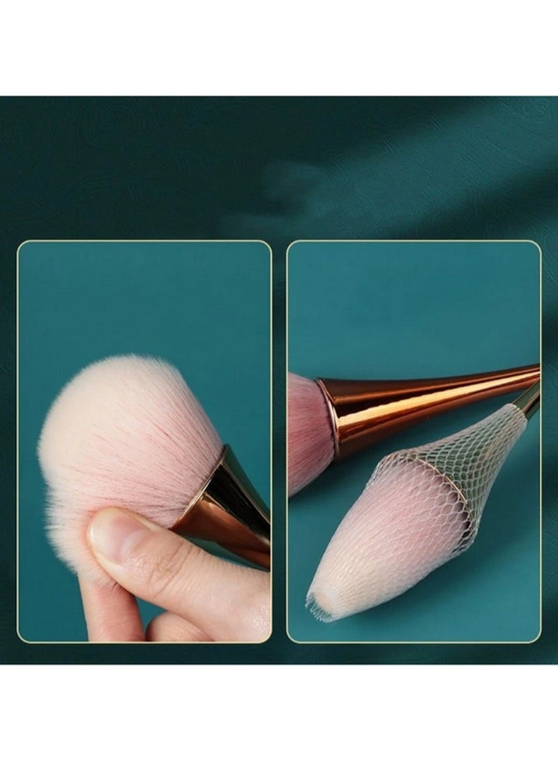 Generic 1-Piece Gold & Pink Makeup Brush – Soft, Efficient Powder Brush for Seamless Application  - Image 5