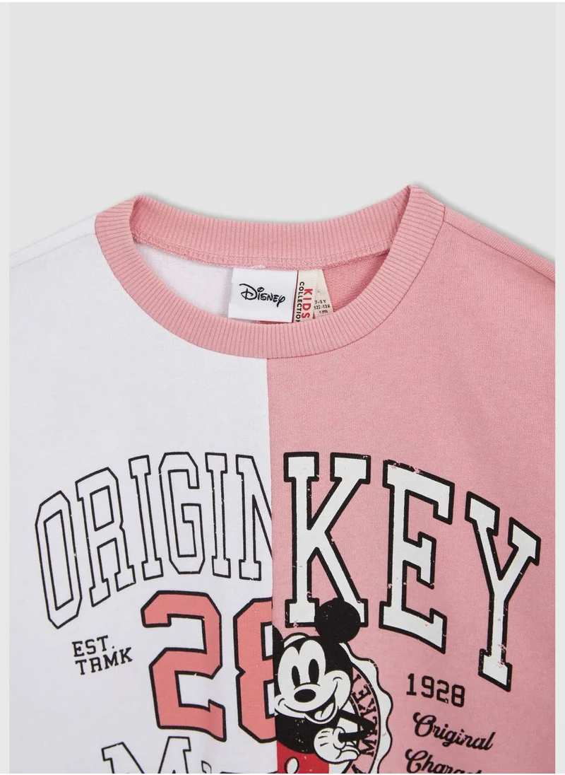 ديفاكتو Disney Mickey & Minnie Licenced Regular Fit Long Sleeve Sweatshirt