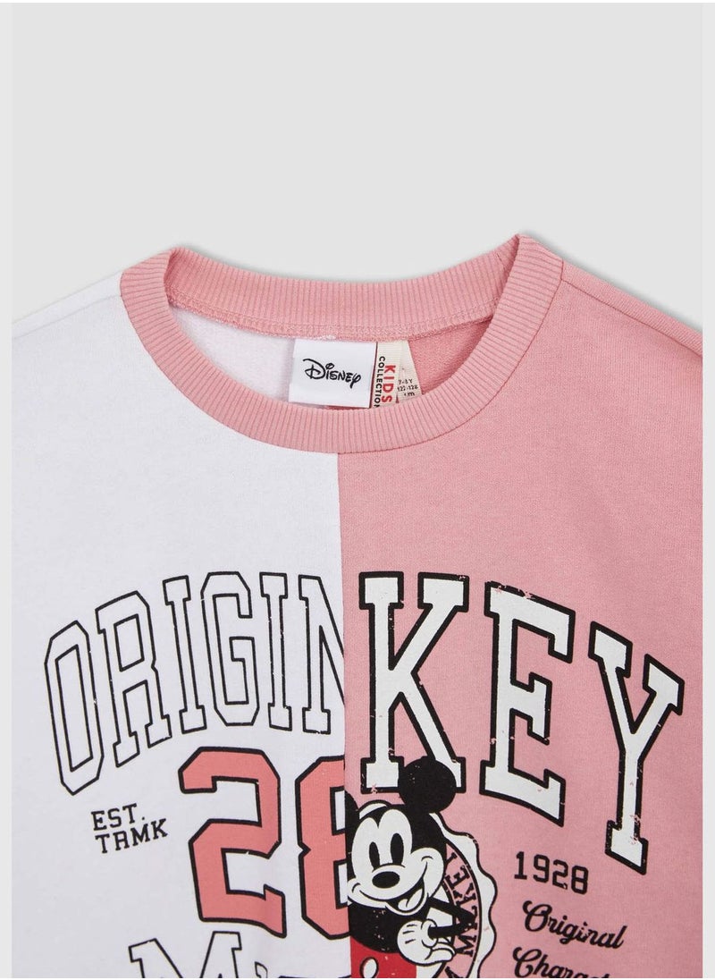 DeFacto Disney Mickey & Minnie Licenced Regular Fit Long Sleeve Sweatshirt  - Image 2