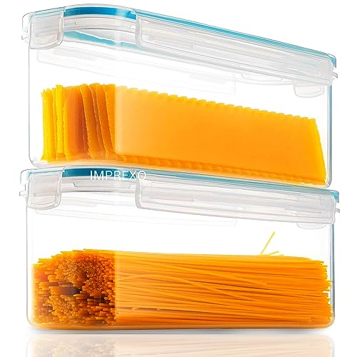 IMPREXO Air Tight Food Storage Containers Kitchen Containers for Storage Set Plastic Storage Box for Kitchen Airtight Containers Storage Jar Set for Kitchen Storage, Pack of 2 (3800 ML) - Image 1