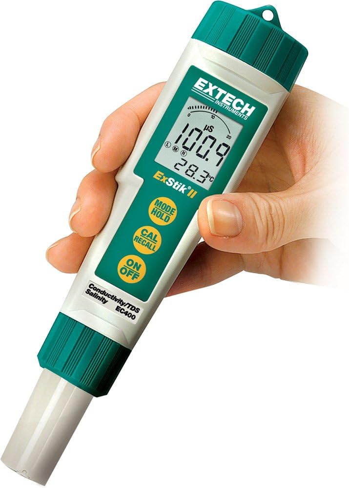 Extech EC400 ExStik Waterproof Conductivity, TDS, Salinity, and Temperature Meter - Image 3