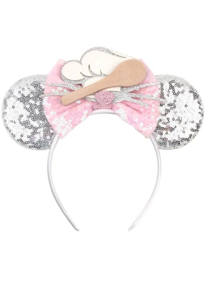Princess Minnie Ears,Pick your color, Flower Minnie Ears, Floral minnie ears, Purple Sparkle Mouse Ears (Ratatouille)
