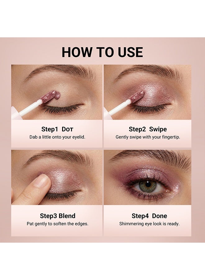 YOUNG VISION Liquid Eyeshadow, Gel Formula, High-Impact Multi-Dimensional Finish, One-Swipe Coverage, Little Dipper,#01 - Image 5