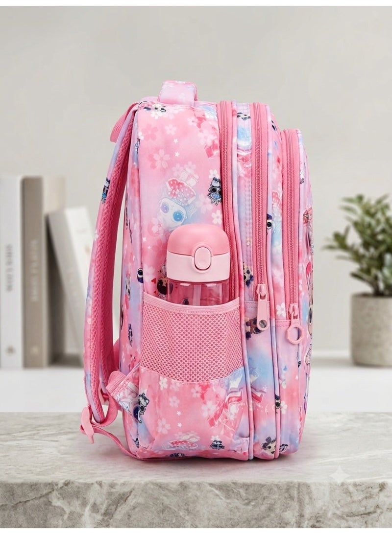 school backpack bag set with lunchbag and pencil case,size 16 - Image 2
