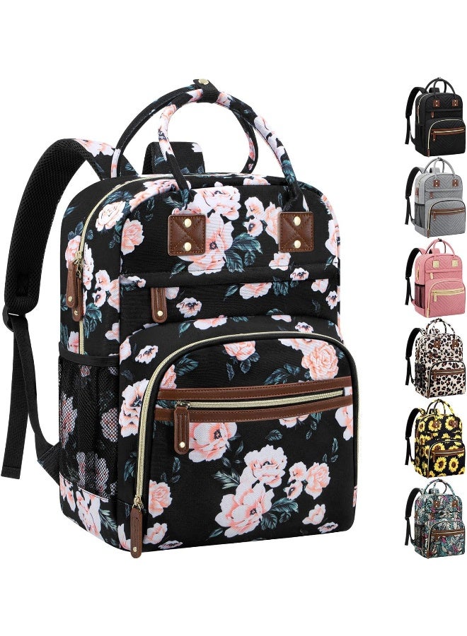 Tenot Diaper Bag Backpack Tote for Women Large Capacity with Insulated Pockets - Image 1