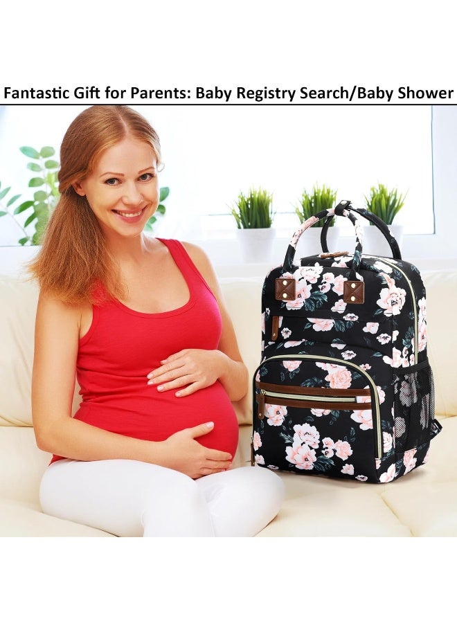 Tenot Diaper Bag Backpack Tote for Women Large Capacity with Insulated Pockets - Image 5
