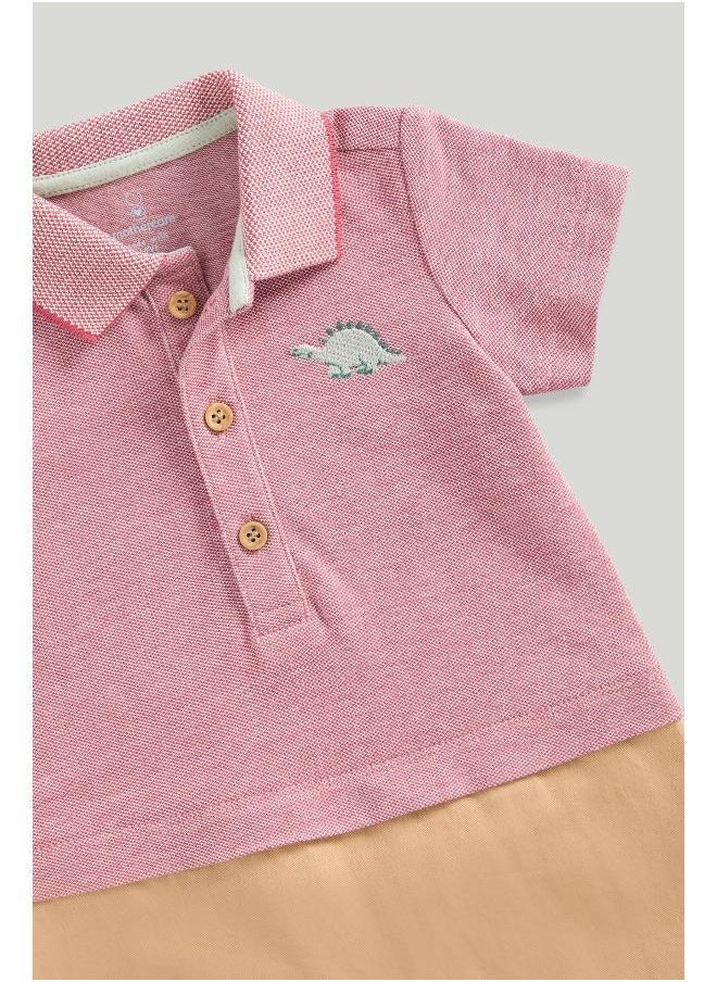 mothercare - Dinosaur Mock Romper - Image 1