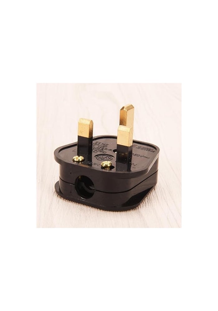 U.E 13A 3 Pin UK Plug (Pack of 4) - High Performance Black Plug BS1363 Certified - Image 5