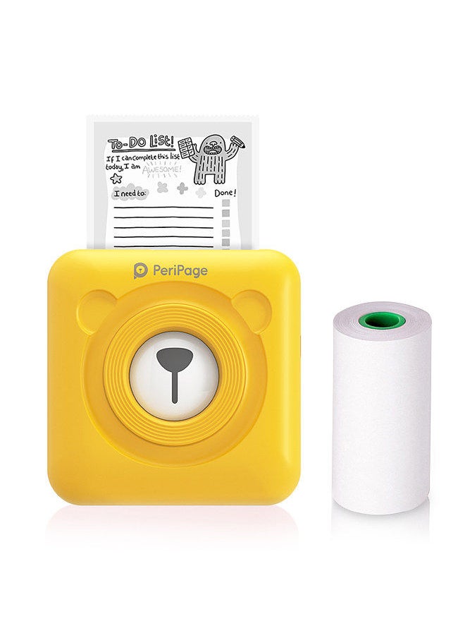 PeriPage Mini Pocket All-in-One Thermal Printer Wireless BT Picture Photo Label Memo Receipt Paper Printer AR Photo Function with USB Cable Support for Android iOS Smartphone Windows  - Image 1