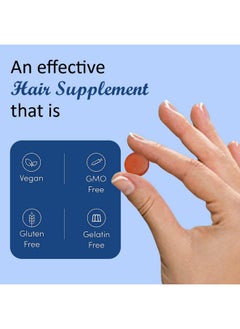 7 Days 7Daysnatural Biotin Hair Gummies | Biotin With Vitamin A, C, E, Zinc & Dht Blocker | 60 Days Pack | Keeps Hair Healthy & Strong | Strawberry Flavored | 100% Veg | 60 Gummies  - Image 4