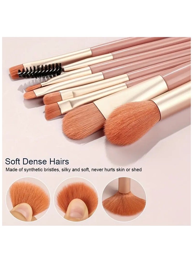 أوريتي الوجه العين ماكياج أداة التجميل kiy 8pcs prfessional ماكياج فرش 2 قطع مسحوق نفخة مع حزام 1pc رأس مزدوج فرشاة السيليكون وظيفة كاملة mkeup اكسسوارات الجمال كبيرة - Image 5