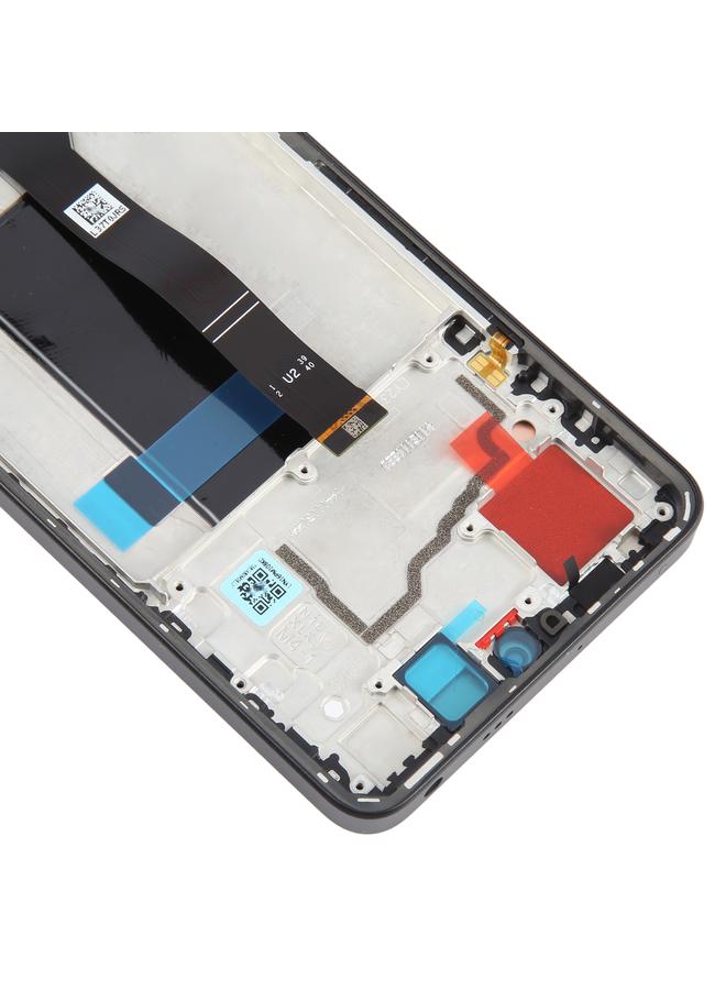 erorex Replacement For Xiaomi Redmi Note 13 Pro 5G Original AMOLED Material LCD Screen Digitizer Full Assembly with Frame Black - Image 5