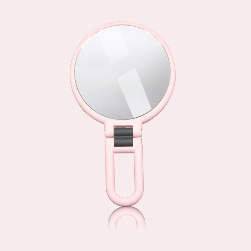 High-End 6Inch Round Mirror Double-Sided 5X 10X 15X Magnifying Mirror Cosmetic Mirror Princess Mirror Foldableable Handheld Mirror Yd-2 - Image 1