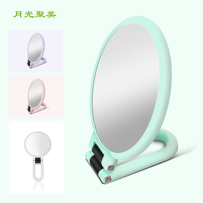 High-End 6Inch Round Mirror Double-Sided 5X 10X 15X Magnifying Mirror Cosmetic Mirror Princess Mirror Foldableable Handheld Mirror Yd-2 - Image 3