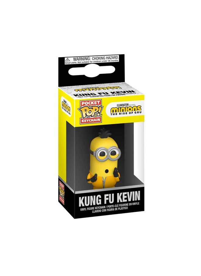 Funko Funko Pop! Keychain: Minions: The Rise of Gru - Kung Fu Kevin, Multicolor  - Image 2