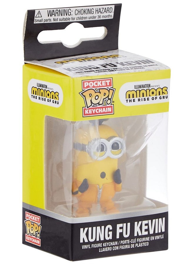 Funko Funko Pop! Keychain: Minions: The Rise of Gru - Kung Fu Kevin, Multicolor  - Image 3