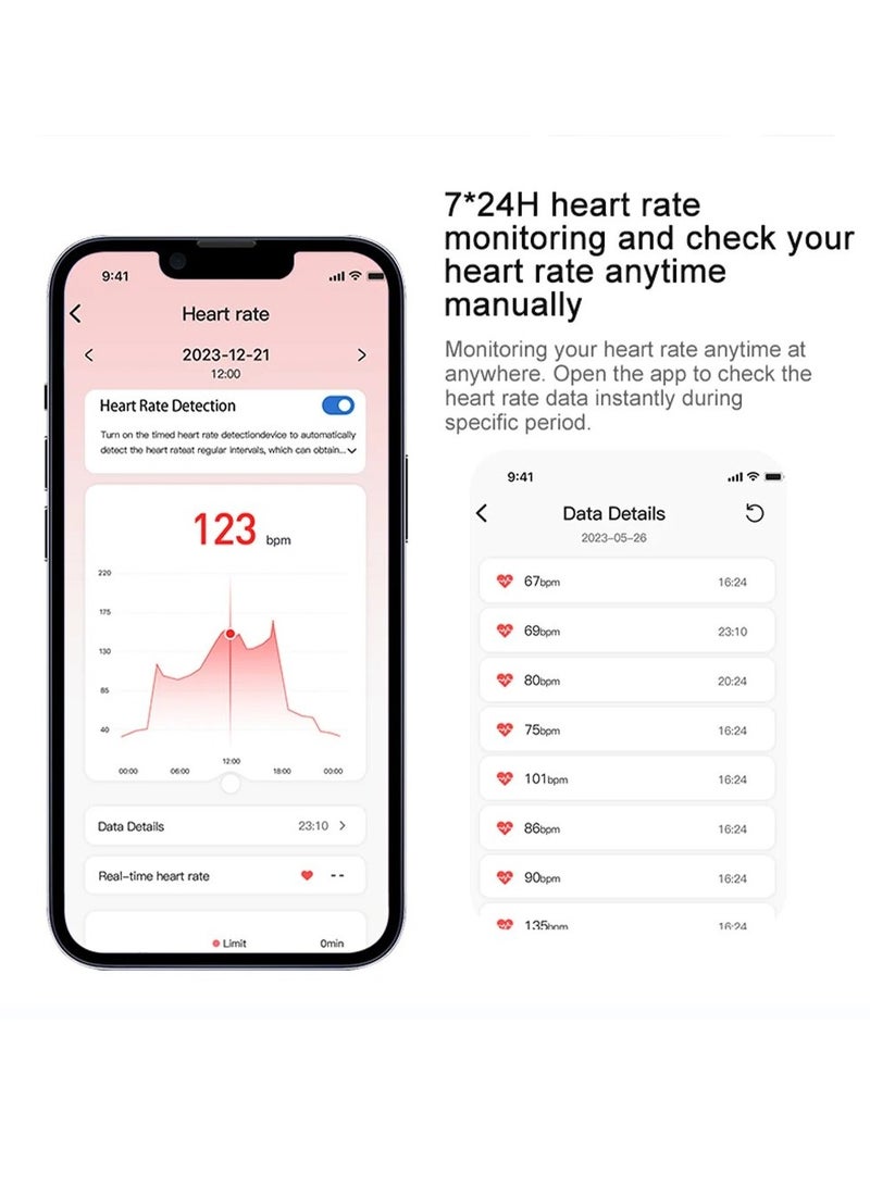 حلقة R02 الذكية ذات الغلاف المصنوع من التيتانيوم العسكري لمراقبة الصحة تحمل تصنيف مقاومة الماء IP68 و 3ATM وتتوفر بوضعيات رياضية متعددة (رمادي غامق، قطر 18.1 ملم) - Image 2