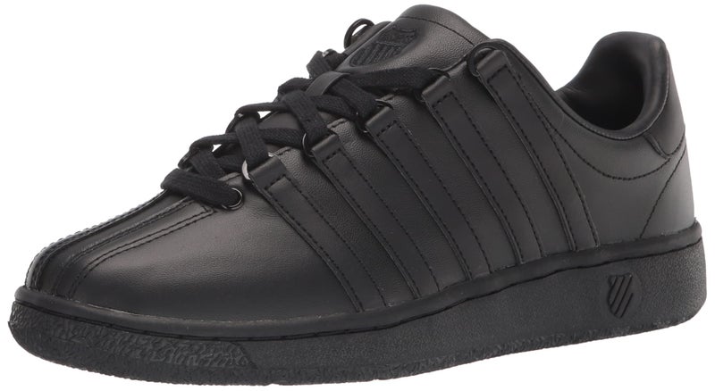 KSwiss Mens Classic VN Leather Sneaker BlackBlack 10 M