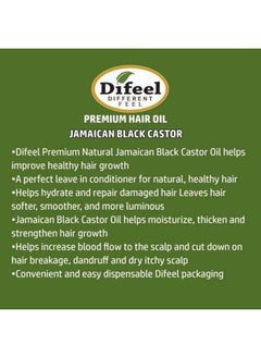 difeel Premium Natural Jamaican Black Castor Hair Oil 7.1 oz - Jamaican Black Castor Oil for Hair Growth  - Image 2