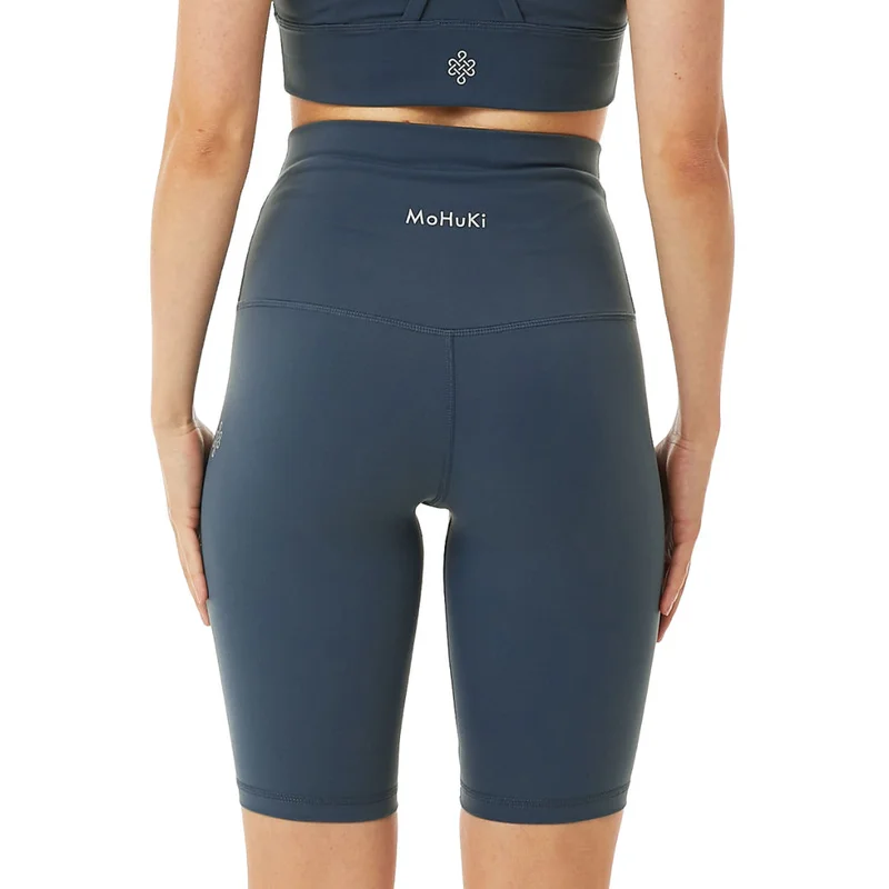 موهوكي موهوكي Billie Biker High Waist شورت - أزرق رمادي