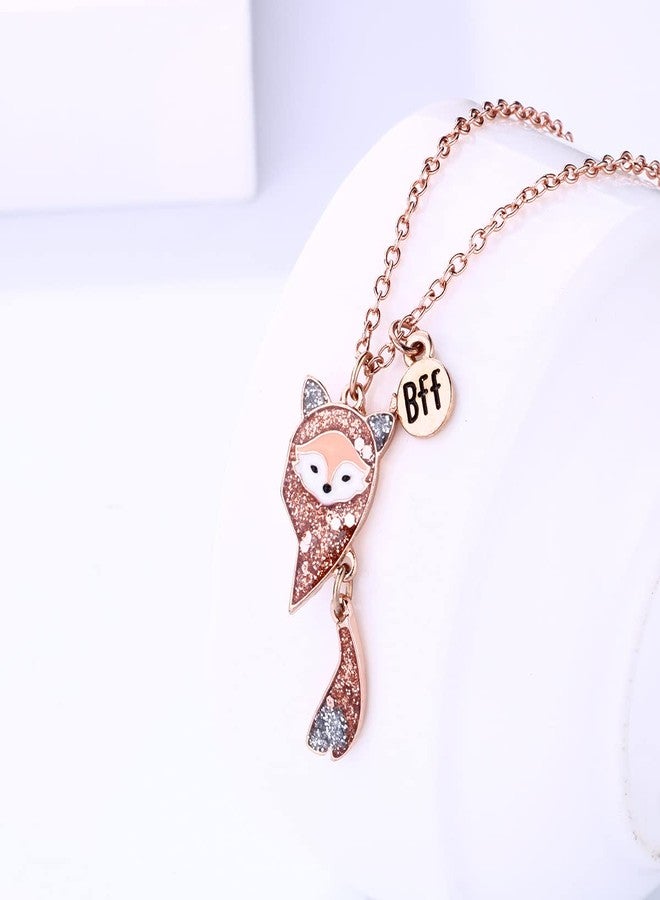 DOYYCA Best Friend Necklace Gifts Magnetic Matching Friendship Necklace for 2 Girls BFF Sister, Brass, No Gemstone - Image 5