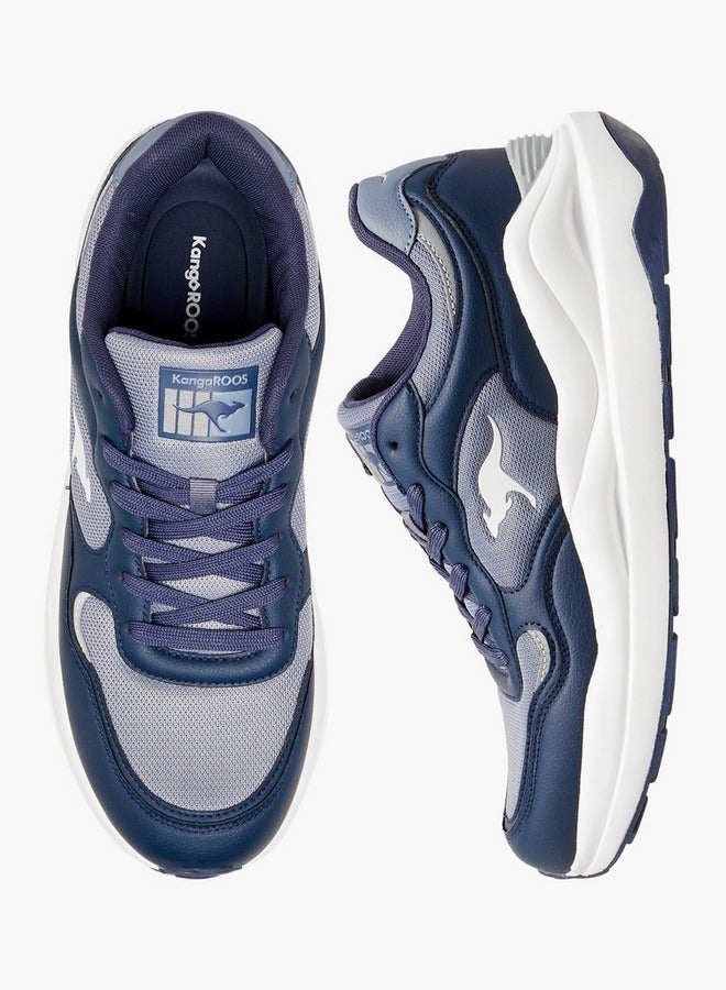 kangaROOS Men's Panelled Sports Shoes with Lace-Up Closure - Image 3