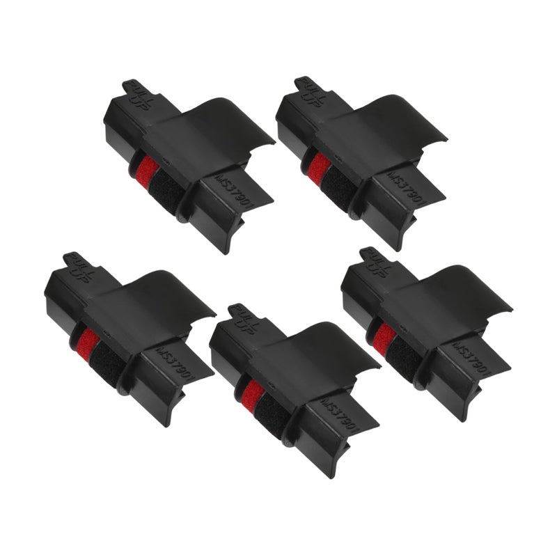 5pcs Black Ink Rollers for Calculators Easy Installation Low Carbon Home Office Use - Image 2