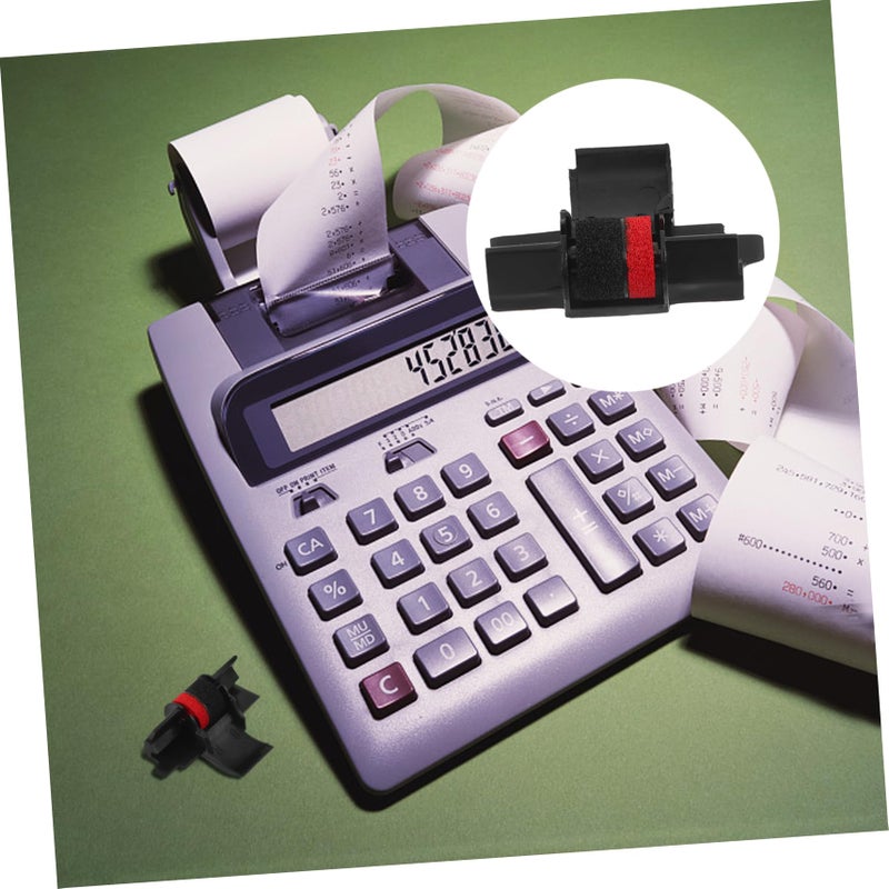 5pcs Black Ink Rollers for Calculators Easy Installation Low Carbon Home Office Use - Image 5