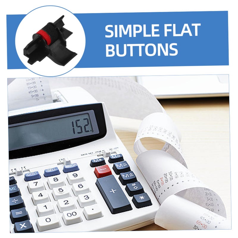 5pcs Black Ink Rollers for Calculators Easy Installation Low Carbon Home Office Use - Image 4