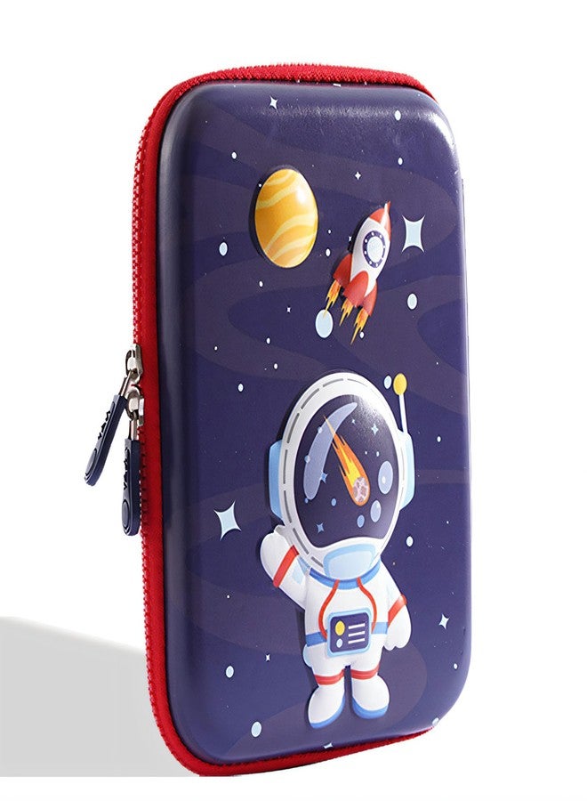 Ristpal Pencil Case for Girls Boys, Kids Cute Pencil Case Pencil Pouch, 3D EVA Large Capacity Pen Holder, School Supplies for Kids Back to School Gifts (Navy Astronaut) - Image 1