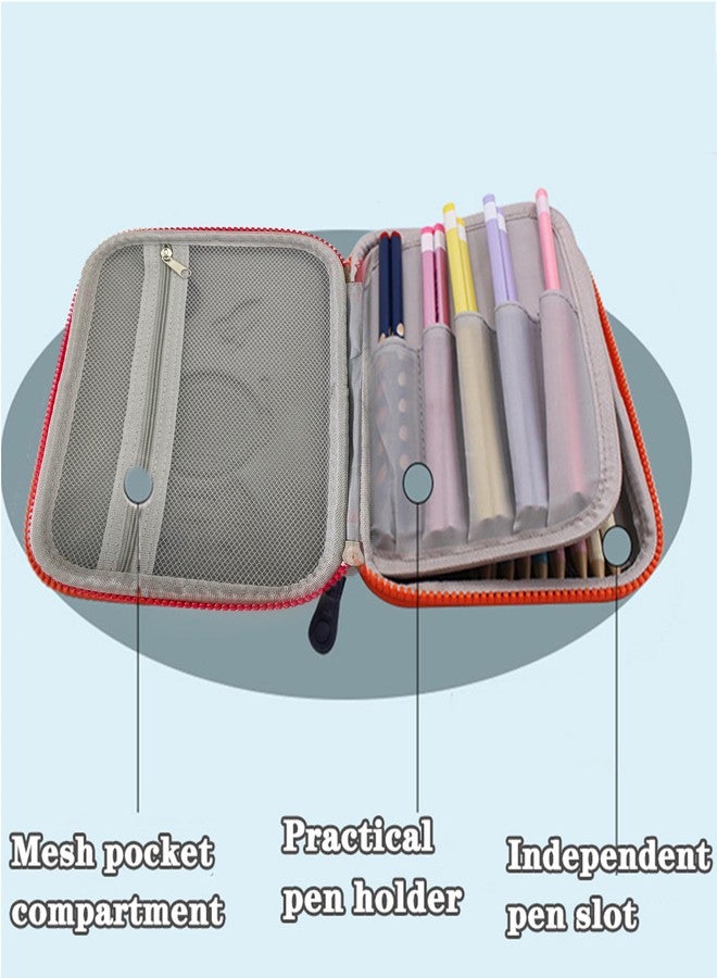 Ristpal Pencil Case for Girls Boys, Kids Cute Pencil Case Pencil Pouch, 3D EVA Large Capacity Pen Holder, School Supplies for Kids Back to School Gifts (Navy Astronaut) - Image 2