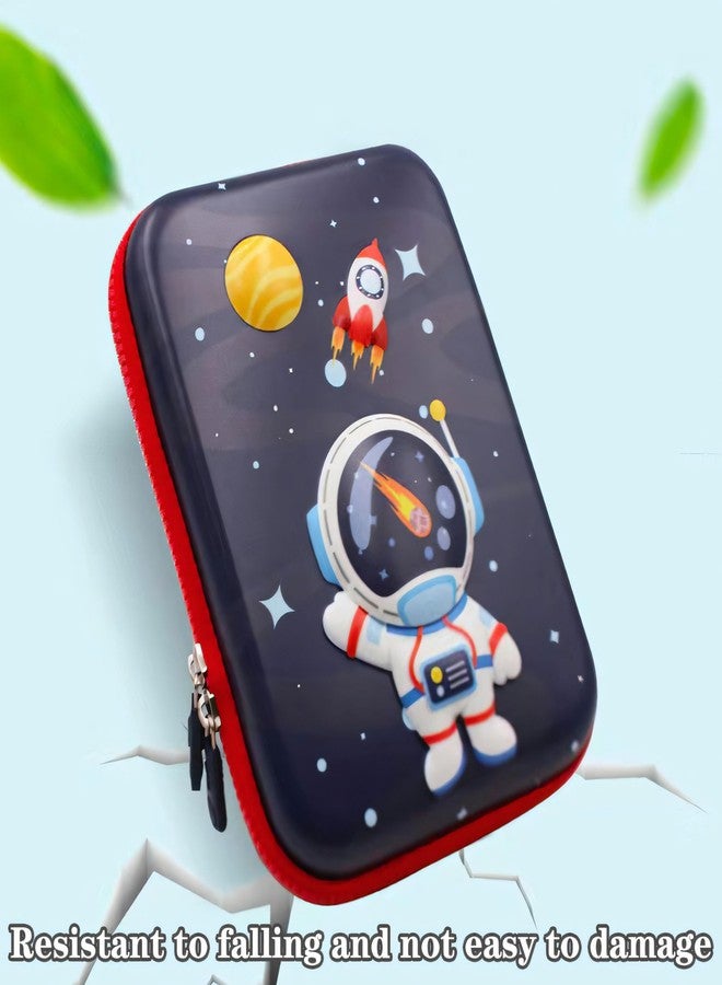 Ristpal Pencil Case for Girls Boys, Kids Cute Pencil Case Pencil Pouch, 3D EVA Large Capacity Pen Holder, School Supplies for Kids Back to School Gifts (Navy Astronaut) - Image 4