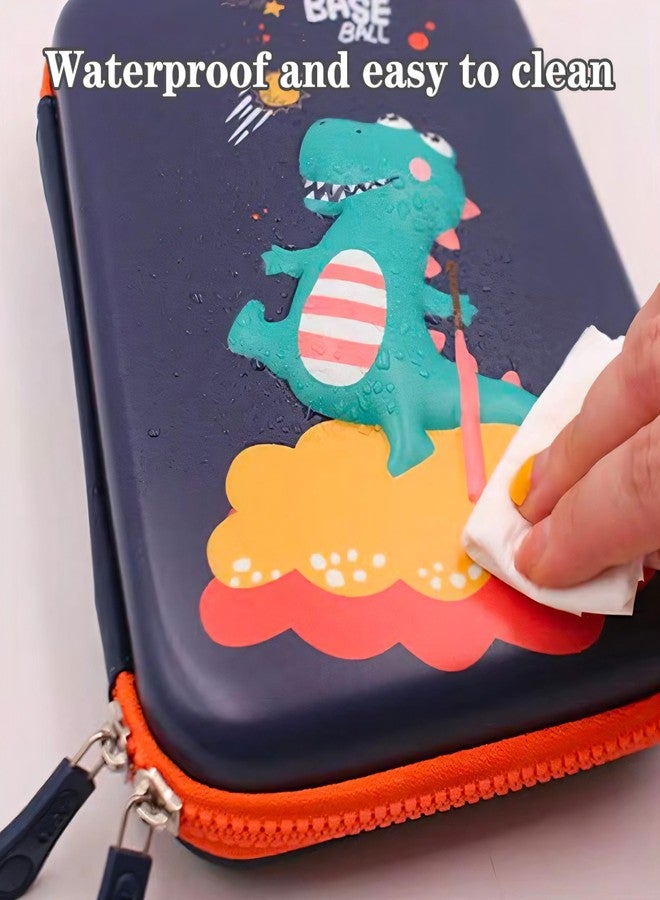 Ristpal Pencil Case for Girls Boys, Kids Cute Pencil Case Pencil Pouch, 3D EVA Large Capacity Pen Holder, School Supplies for Kids Back to School Gifts (Navy Astronaut) - Image 3