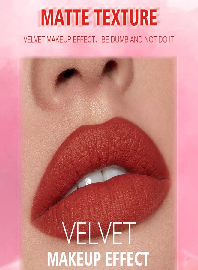 Joyeee Mini Matte Lip Glaze Set, 16Pcs Liquid Lip Gloss with Gift Box, Rose Nude Red Lip Gloss Lip Stain Long Lasting Waterproof Non-Stick Lip Make Up Gift Set for Mum, Wife and Daughter - Image 4